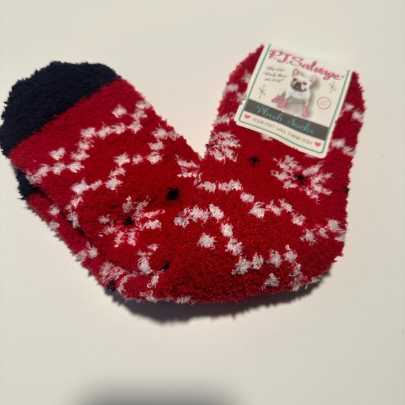 PJ salvage fuzzy socks one size - Picture 1 of 2